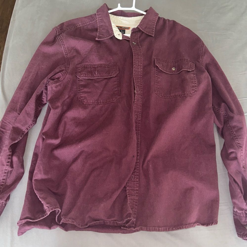 Maroon XL flannel